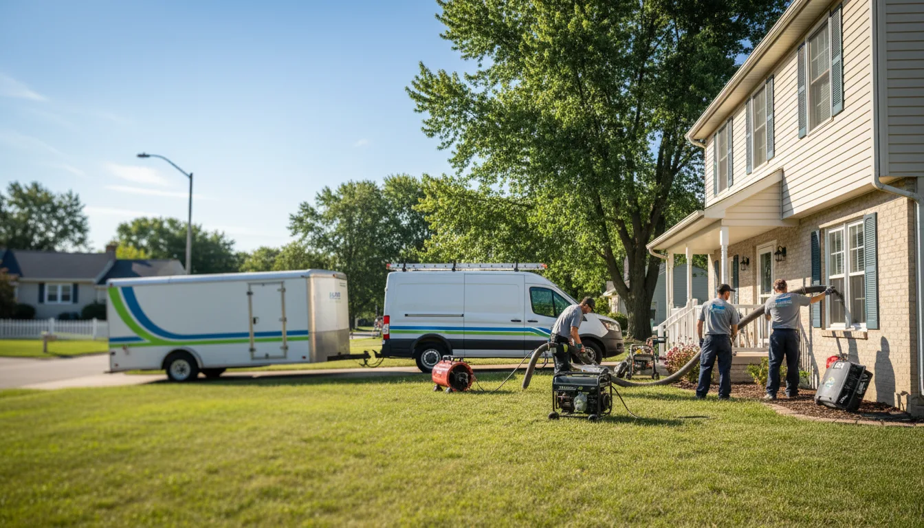 Flooded Basement Restoration And Cleanup With Repair in Burr Oak, MI near me